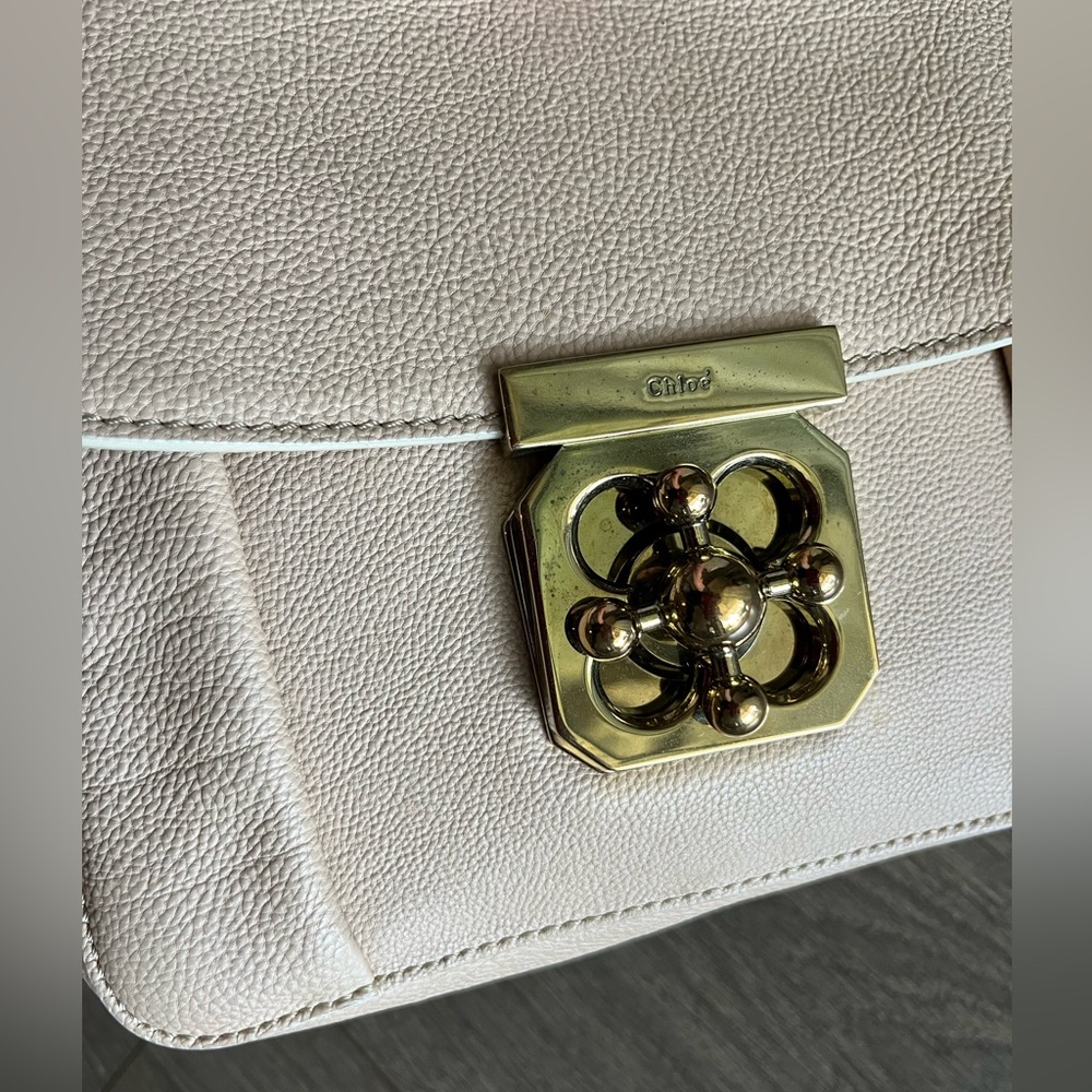 EUC Cream Color Chloe Elsie Bag - Picture 2 of 16